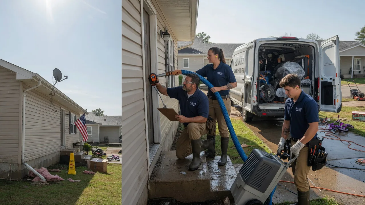 Ceiling Water Damage Restoration in Loraine, TX near me